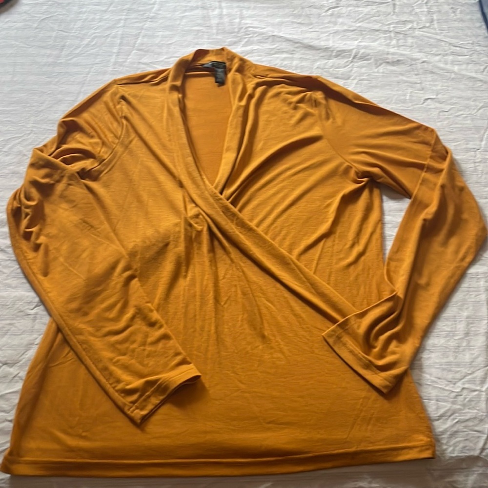 BR Golden mustard BNWOT- size Large